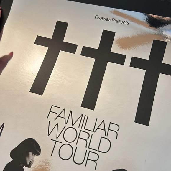 🎶SIGNED Crosses 2024 Tour Poster🎶 - Picture 5 of 5